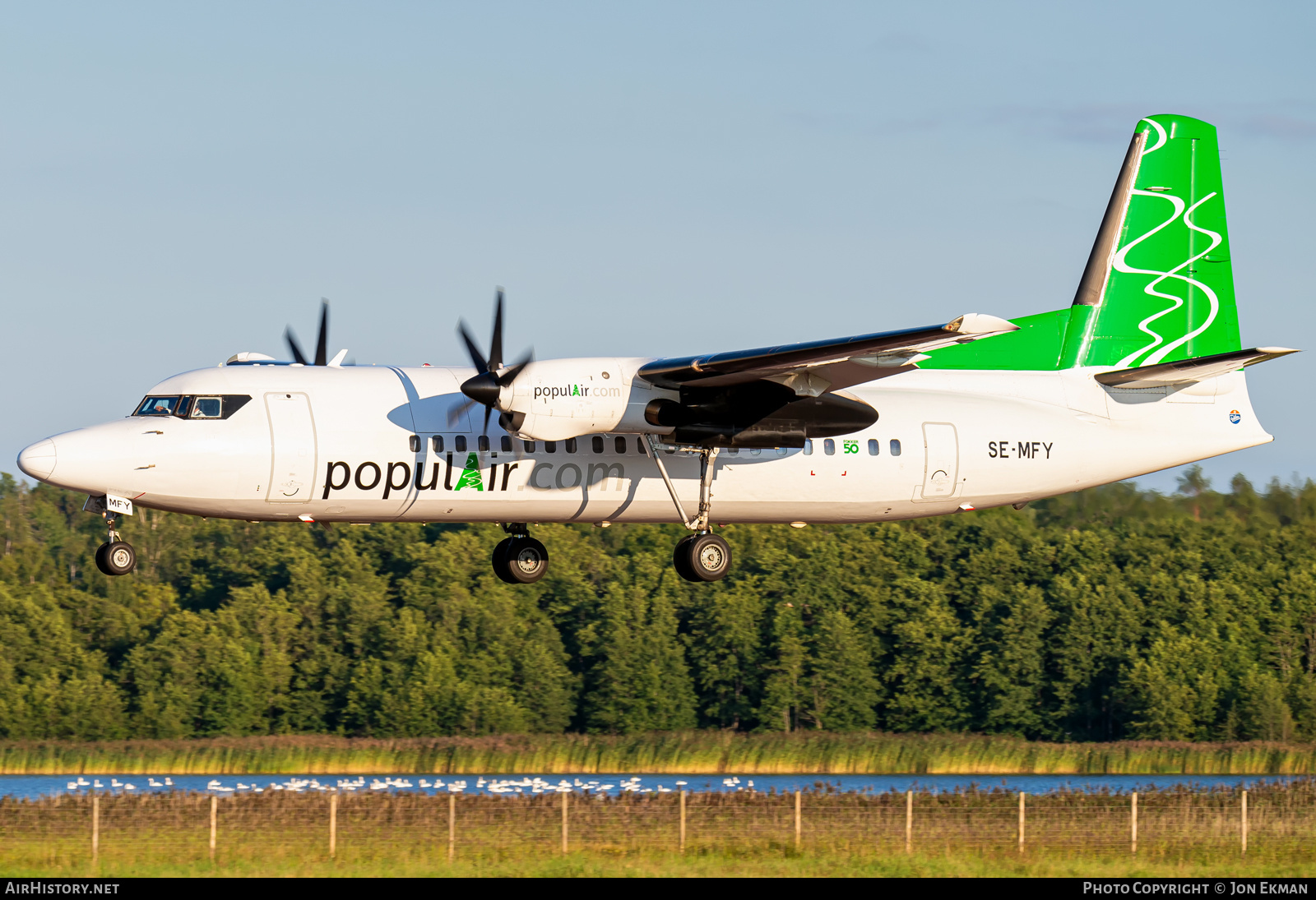 Aircraft Photo of SE-MFY | Fokker 50 | PopulAir | AirHistory.net #714768