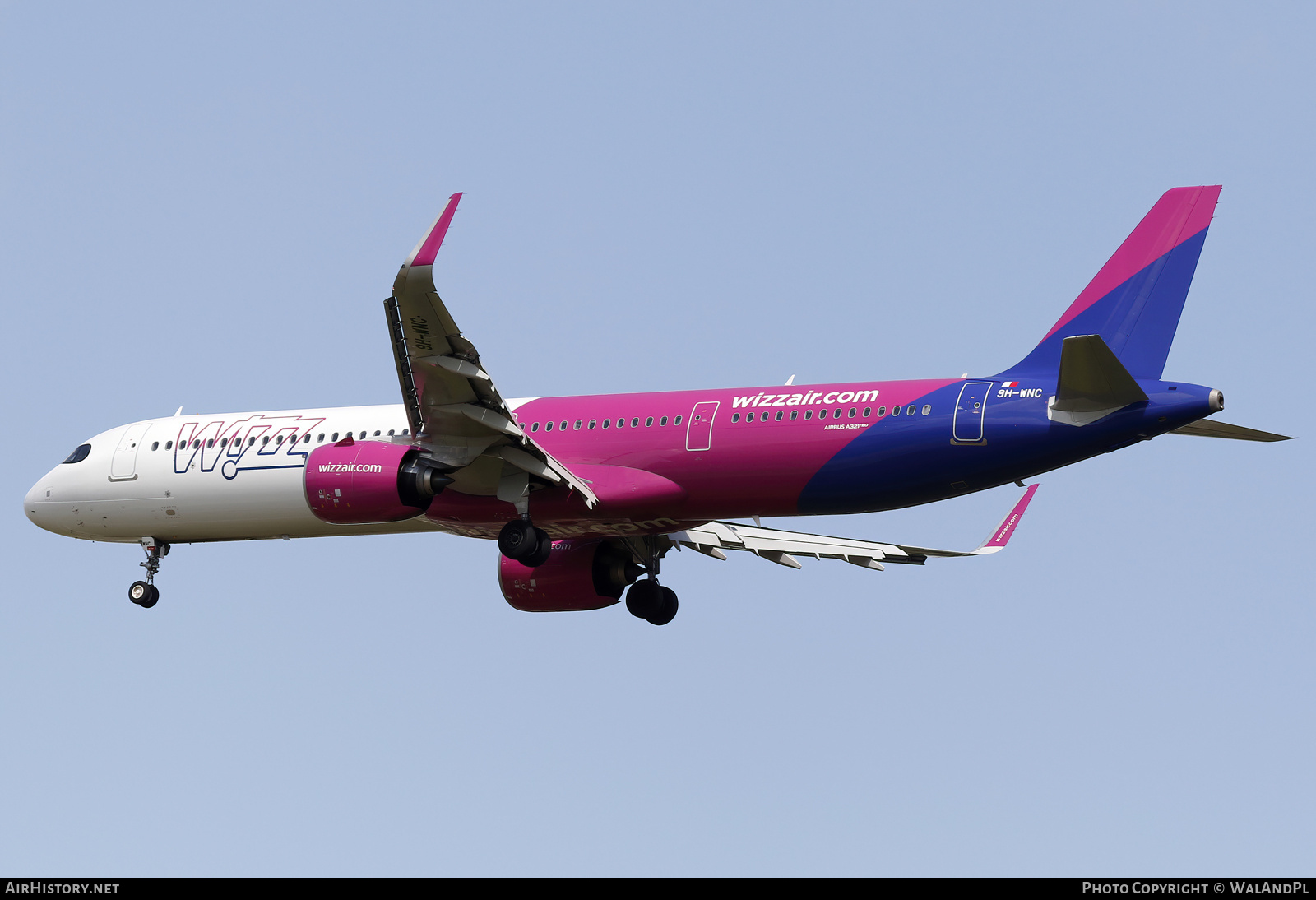 Aircraft Photo of 9H-WNC | Airbus A321-271NX | Wizz Air | AirHistory.net #714777