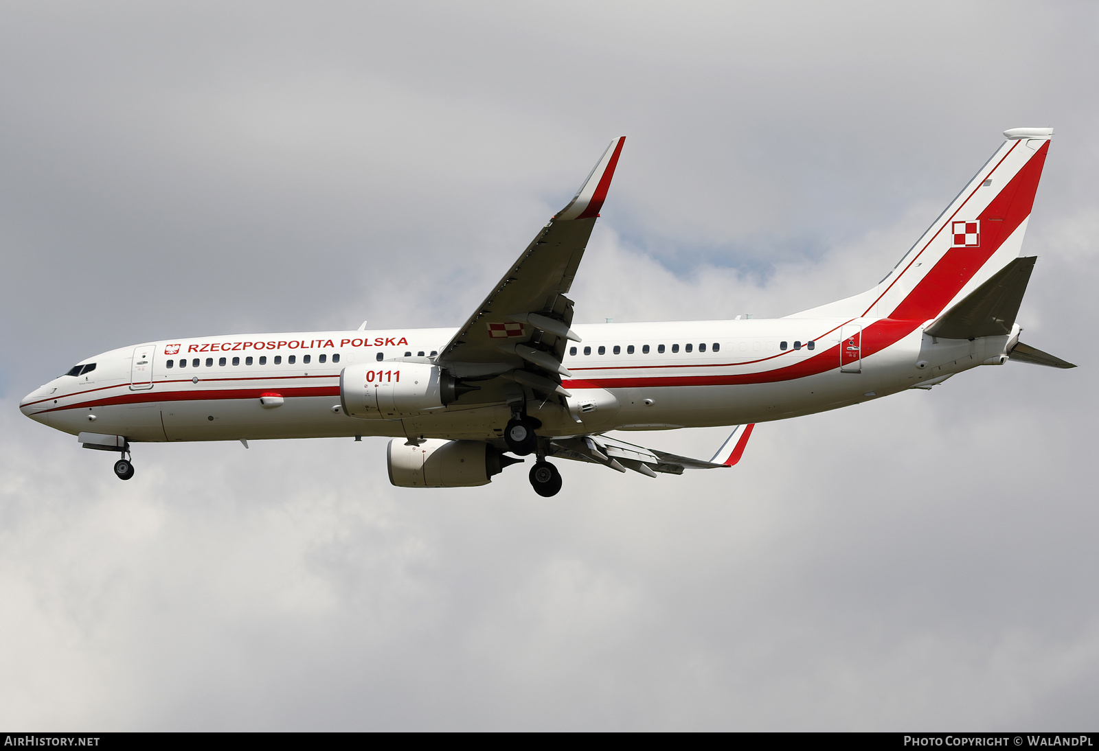 Aircraft Photo of 0111 | Boeing 737-800 BBJ2 | Poland - Air Force | AirHistory.net #714778