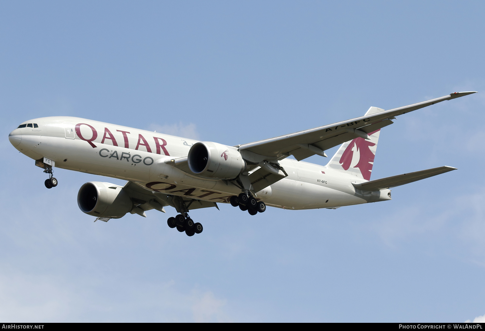 Aircraft Photo of A7-BFC | Boeing 777-FDZ | Qatar Airways Cargo | AirHistory.net #714781