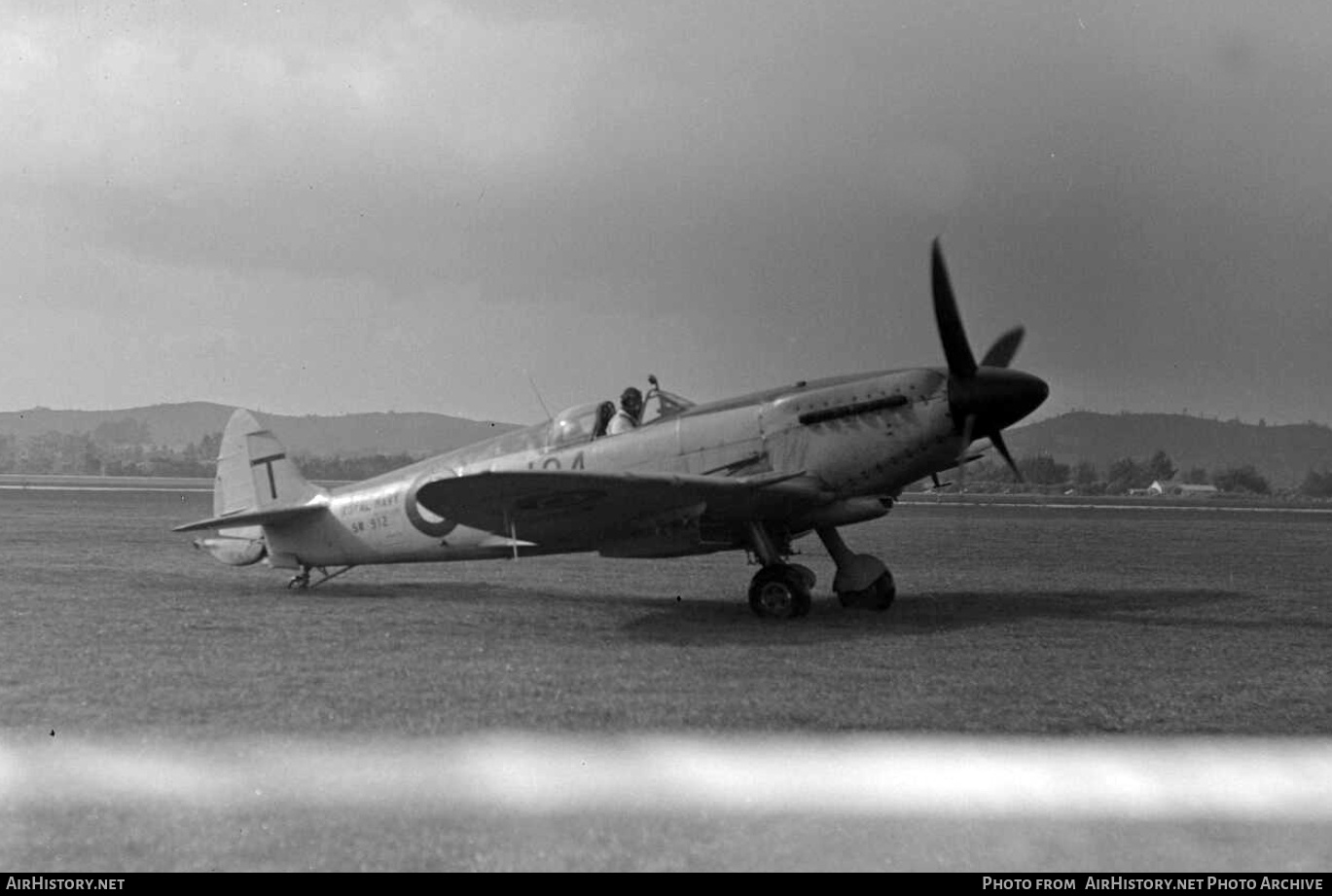Aircraft Photo of SW912 | Supermarine 377 Seafire F15 | UK - Navy | AirHistory.net #714811