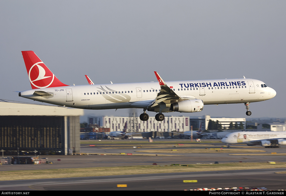Aircraft Photo of TC-JTK | Airbus A321-231 | Turkish Airlines | AirHistory.net #714827