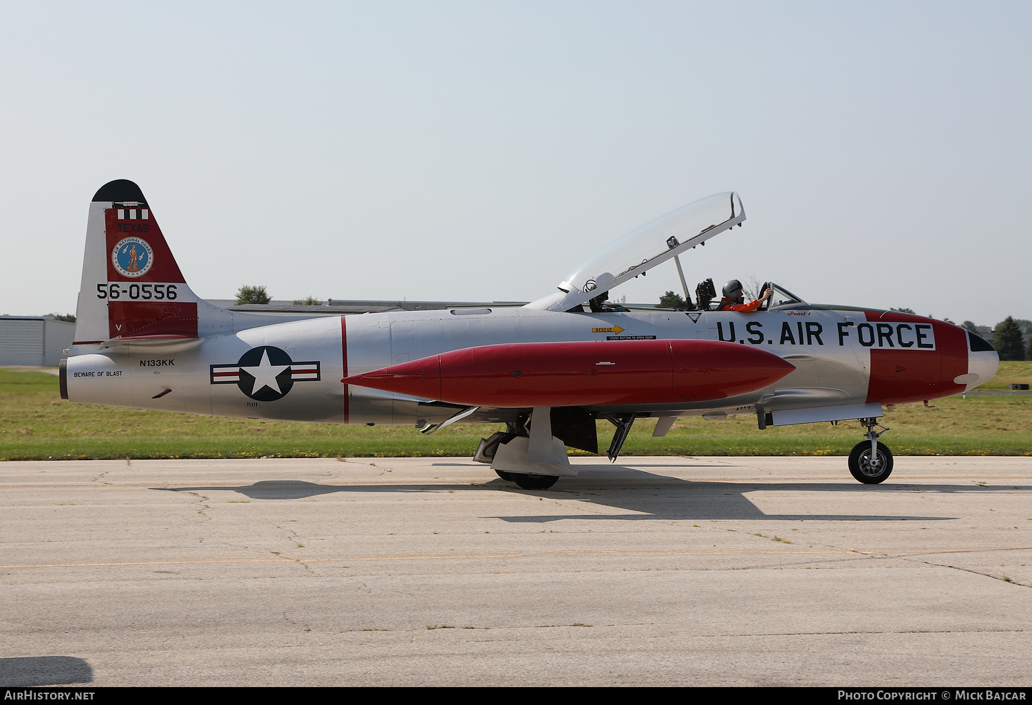 Aircraft Photo of N133KK / 56-0556 | Canadair T-33AN Silver Star 3 | USA - Air Force | AirHistory.net #714843