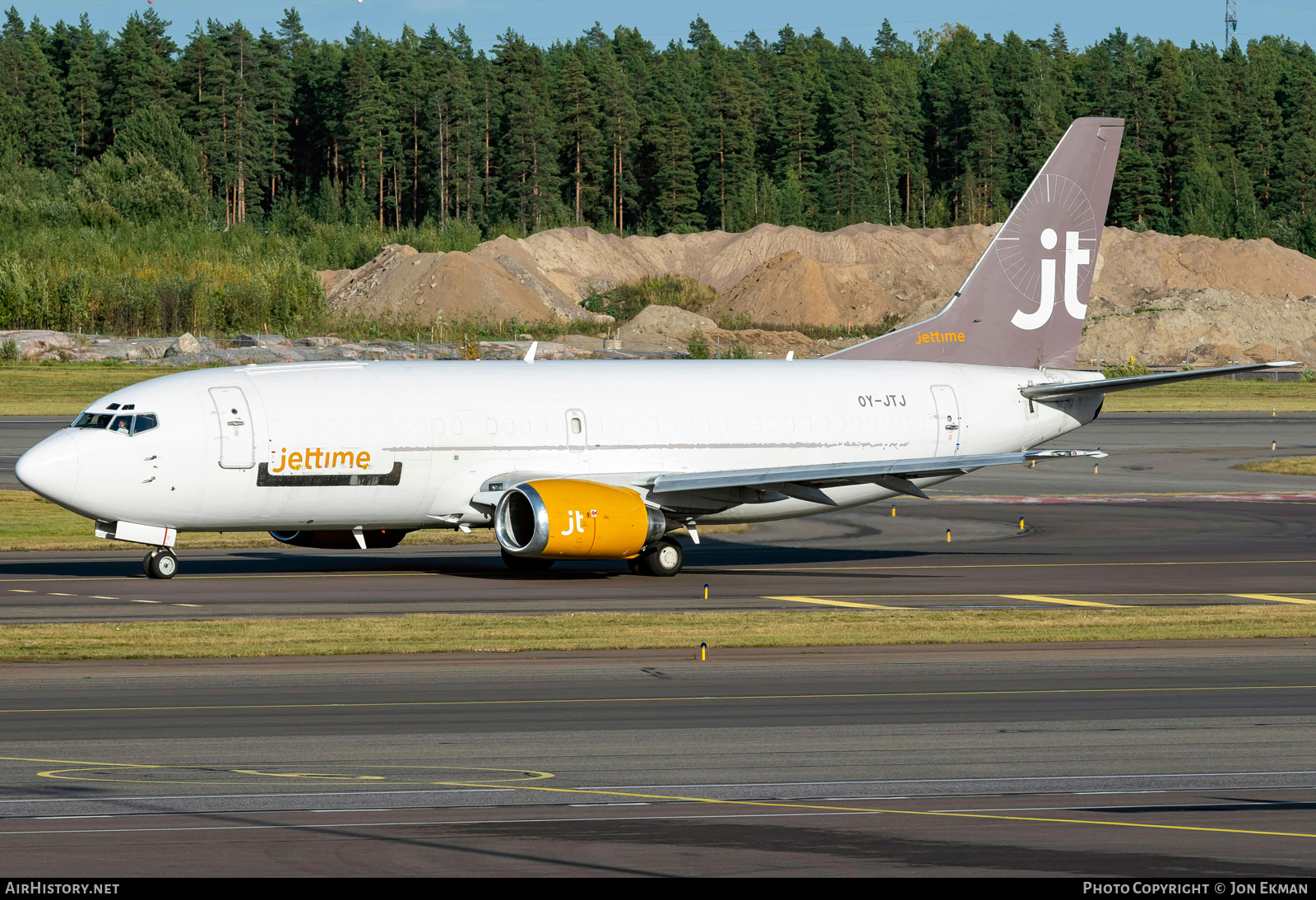 Aircraft Photo of OY-JTJ | Boeing 737-301(SF) | Jettime | AirHistory.net #714883