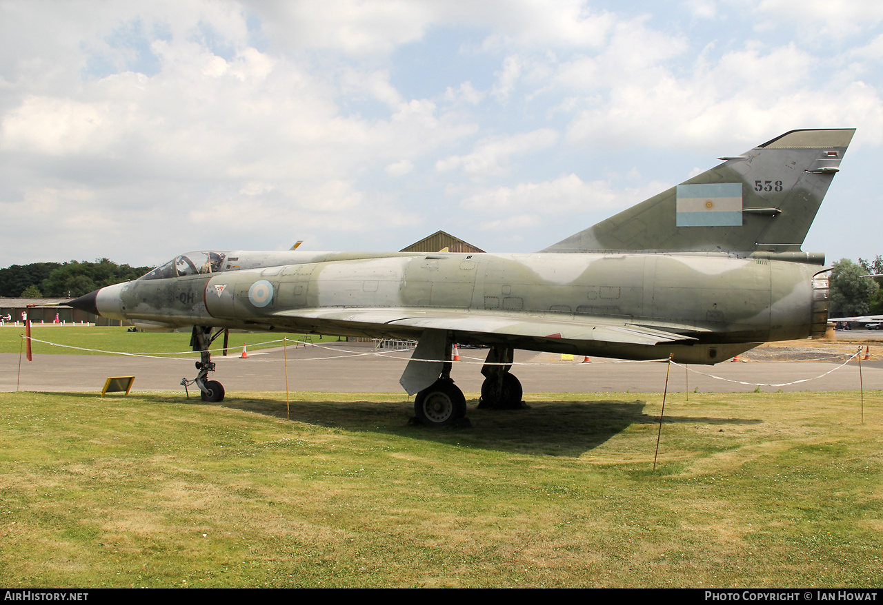 Aircraft Photo of 538 | Dassault Mirage IIIE | Argentina - Air Force | AirHistory.net #714928
