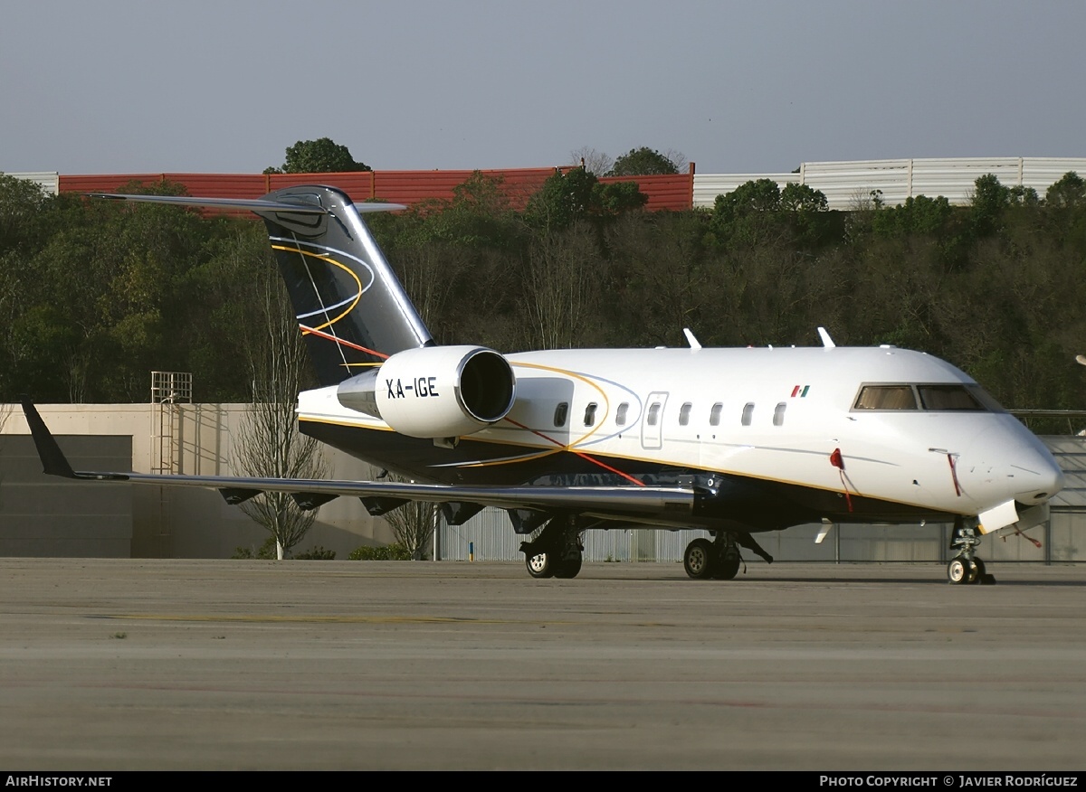 Aircraft Photo of XA-IGE | Bombardier Challenger 604 (CL-600-2B16) | AirHistory.net #714942