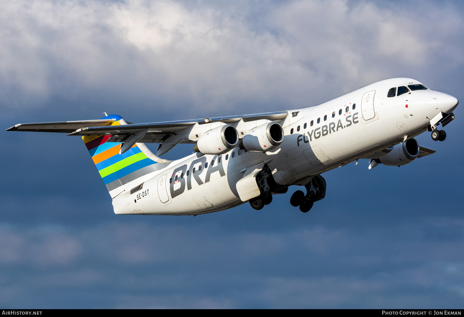 Aircraft Photo of SE-DST | British Aerospace Avro 146-RJ100 | BRA - Braathens Regional Airlines | AirHistory.net #714951