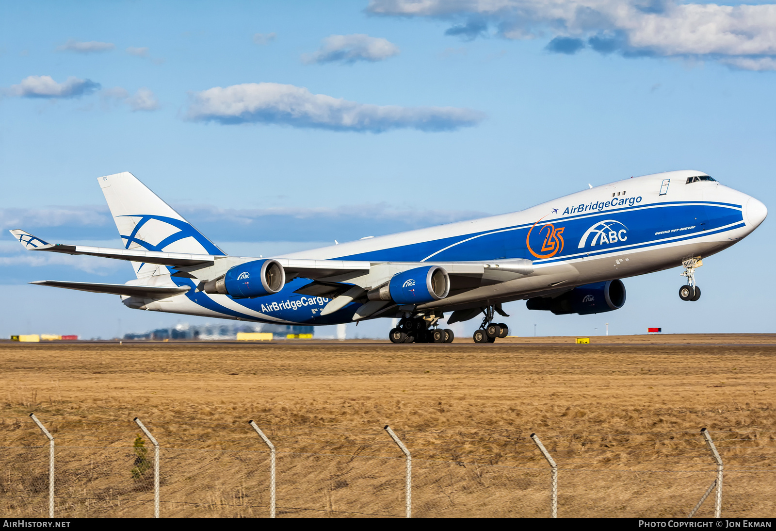 Aircraft Photo of VQ-BUU | Boeing 747-4EVF/ER/SCD | ABC - AirBridgeCargo Airlines | AirHistory.net #714952