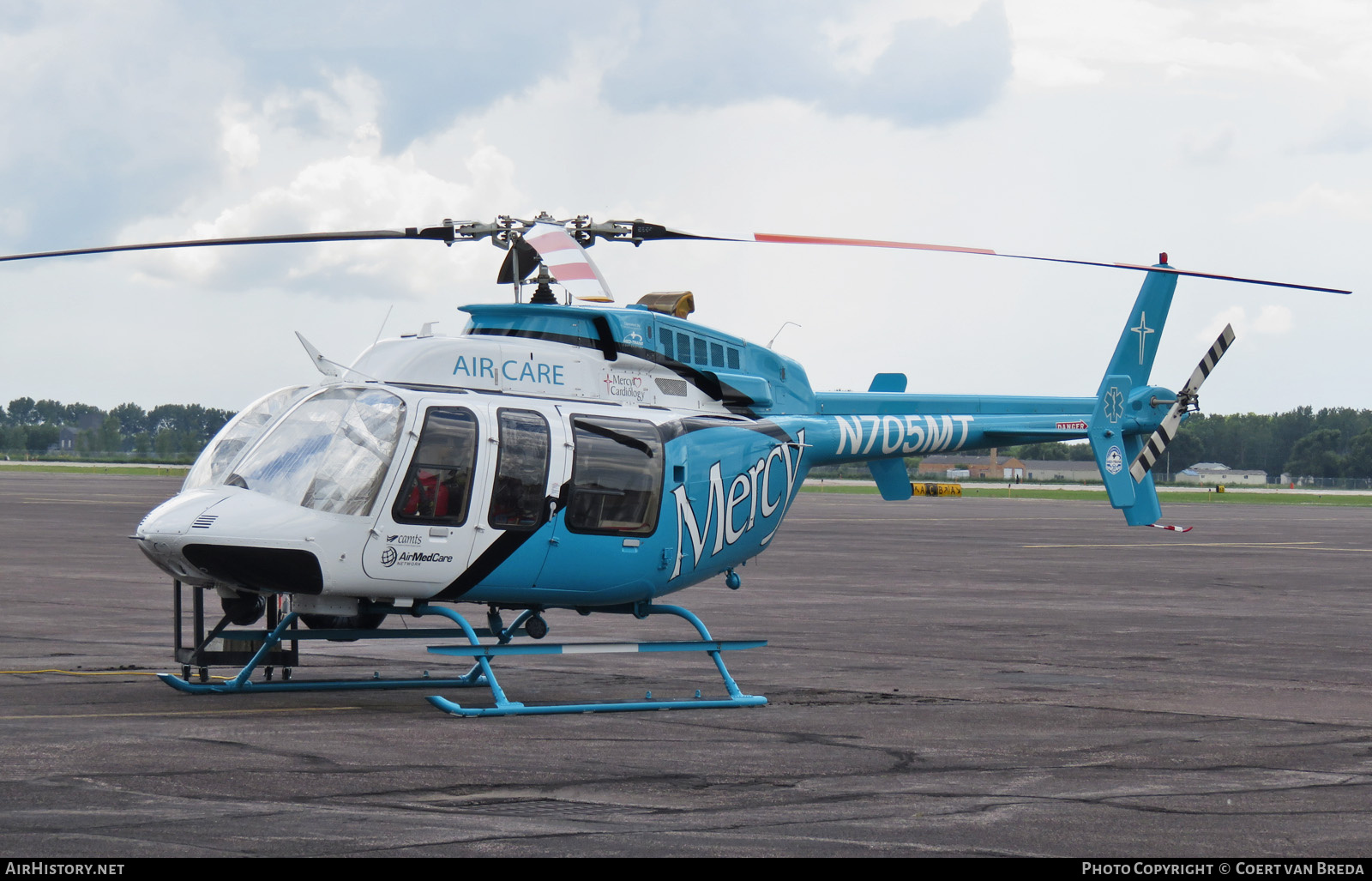 Aircraft Photo of N705MT | Bell 407... | AirMedCare Network | AirHistory.net #714963