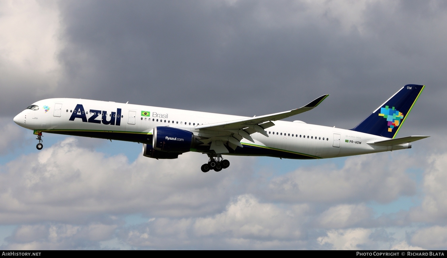 Aircraft Photo of PR-AOW | Airbus A350-941 | Azul Linhas Aéreas Brasileiras | AirHistory.net #714975