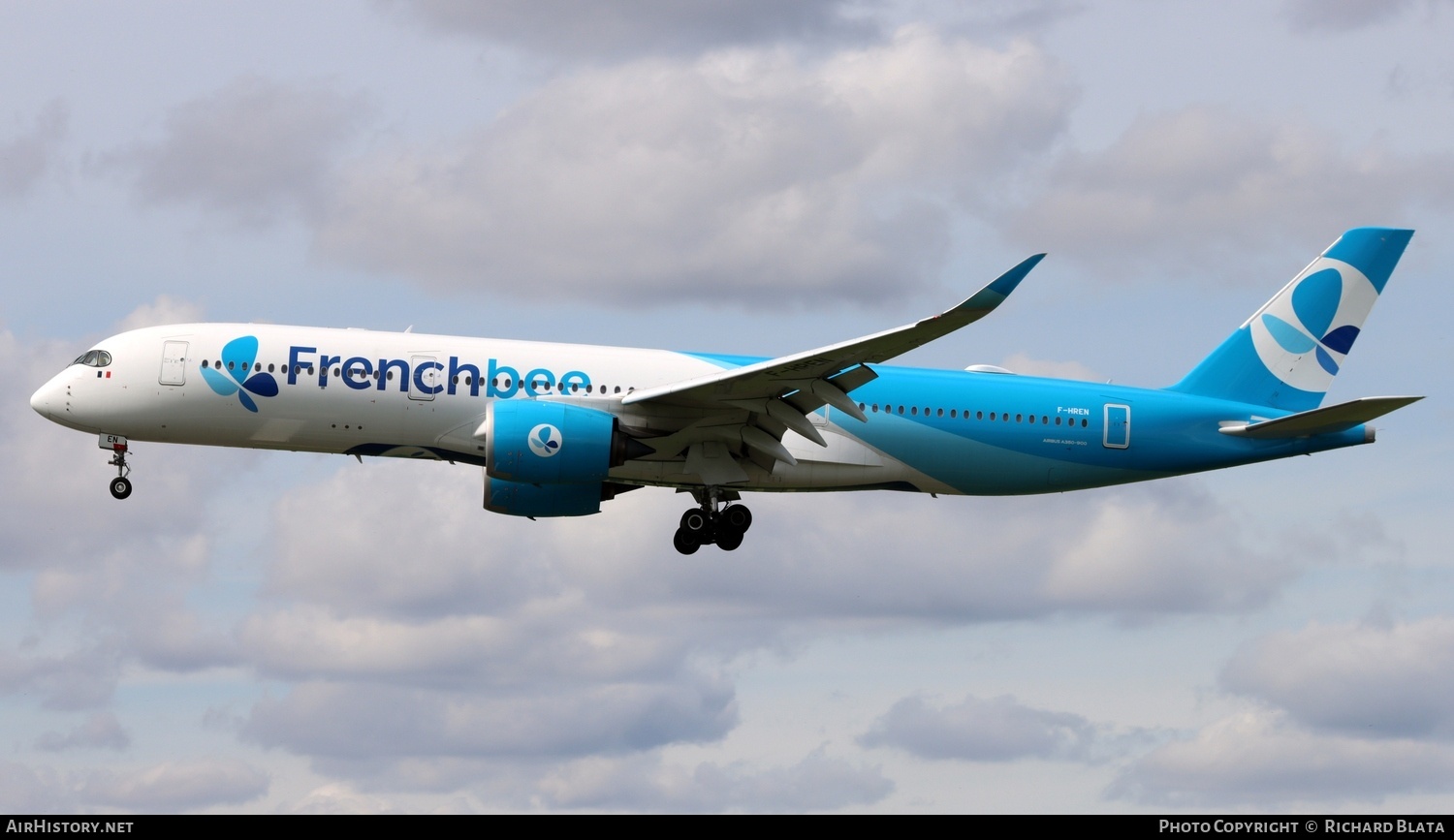 Aircraft Photo of F-HREN | Airbus A350-941 | French Bee | AirHistory.net #714984