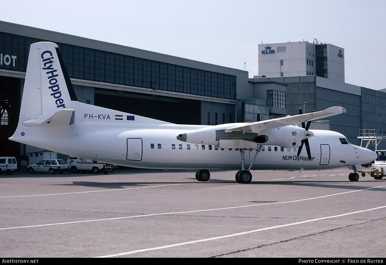Aircraft Photo of PH-KVA | Fokker 50 | NLM Cityhopper | AirHistory.net #714994