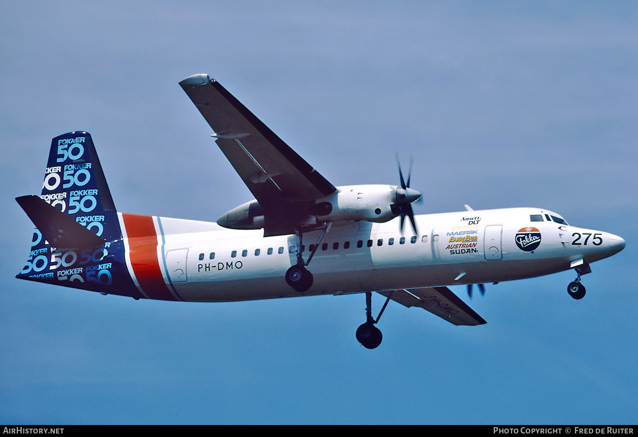 Aircraft Photo of PH-DMO | Fokker 50 | Fokker | AirHistory.net #714995