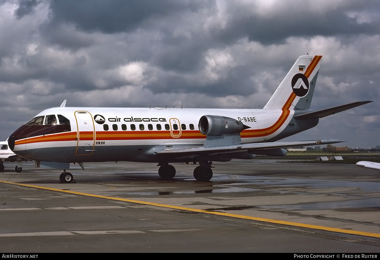 Aircraft Photo of D-BABE | VFW-Fokker VFW-614 | Air Alsace | AirHistory.net #715010