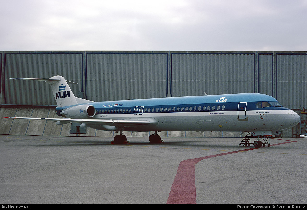 Aircraft Photo of PH-KLC | Fokker 100 (F28-0100) | KLM - Royal Dutch Airlines | AirHistory.net #715028