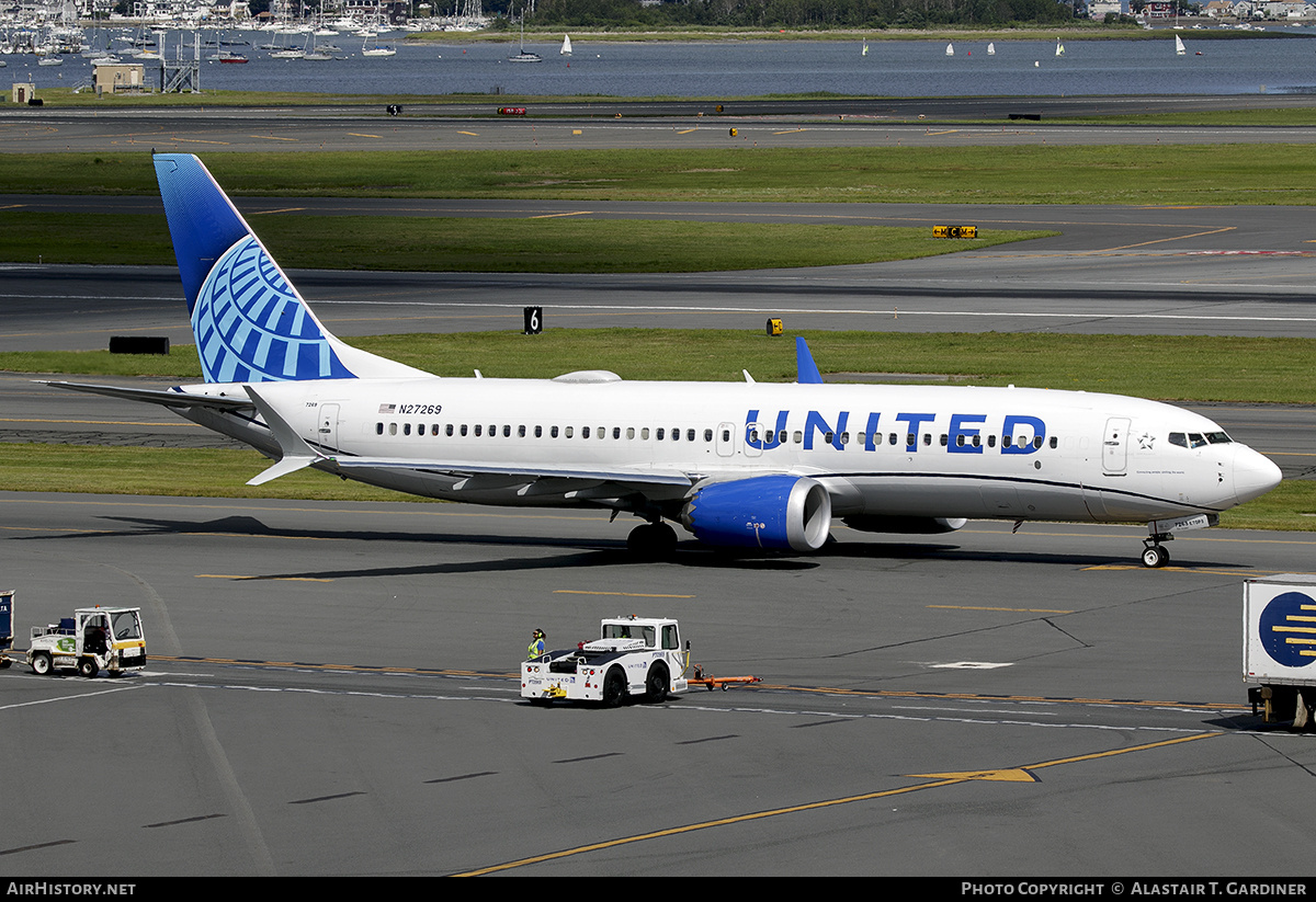Aircraft Photo of N27269 | Boeing 737-8 Max 8 | United Airlines | AirHistory.net #715039