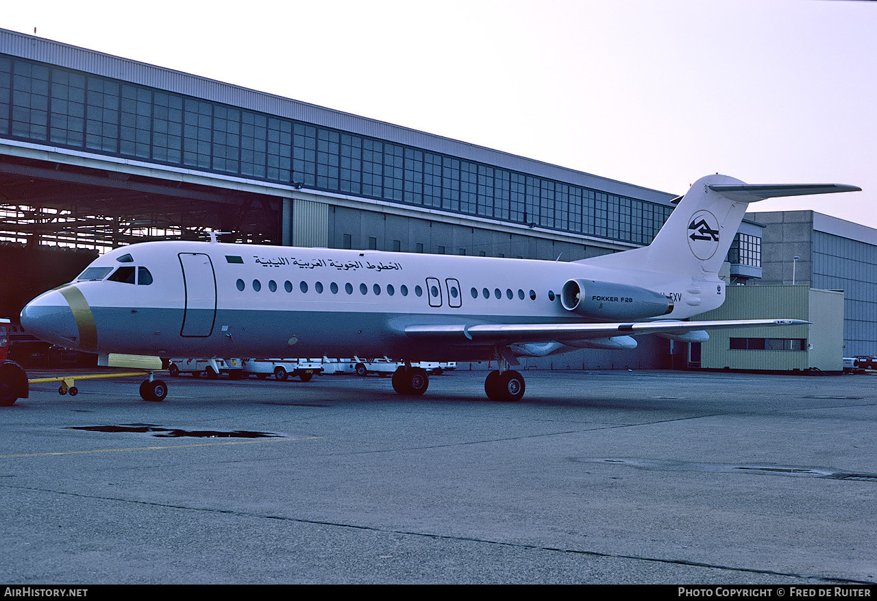 Aircraft Photo of PH-EXV | Fokker F28-4000 Fellowship | Libyan Arab Airlines | AirHistory.net #715044