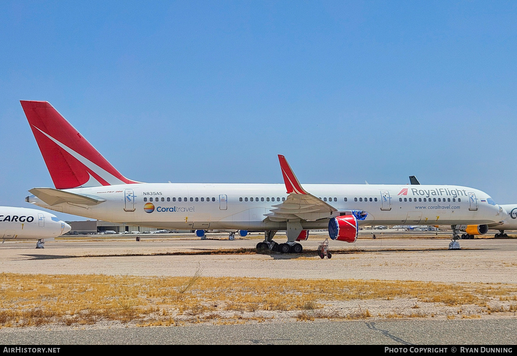 Aircraft Photo of N835AS | Boeing 757-28A | AirHistory.net #715049