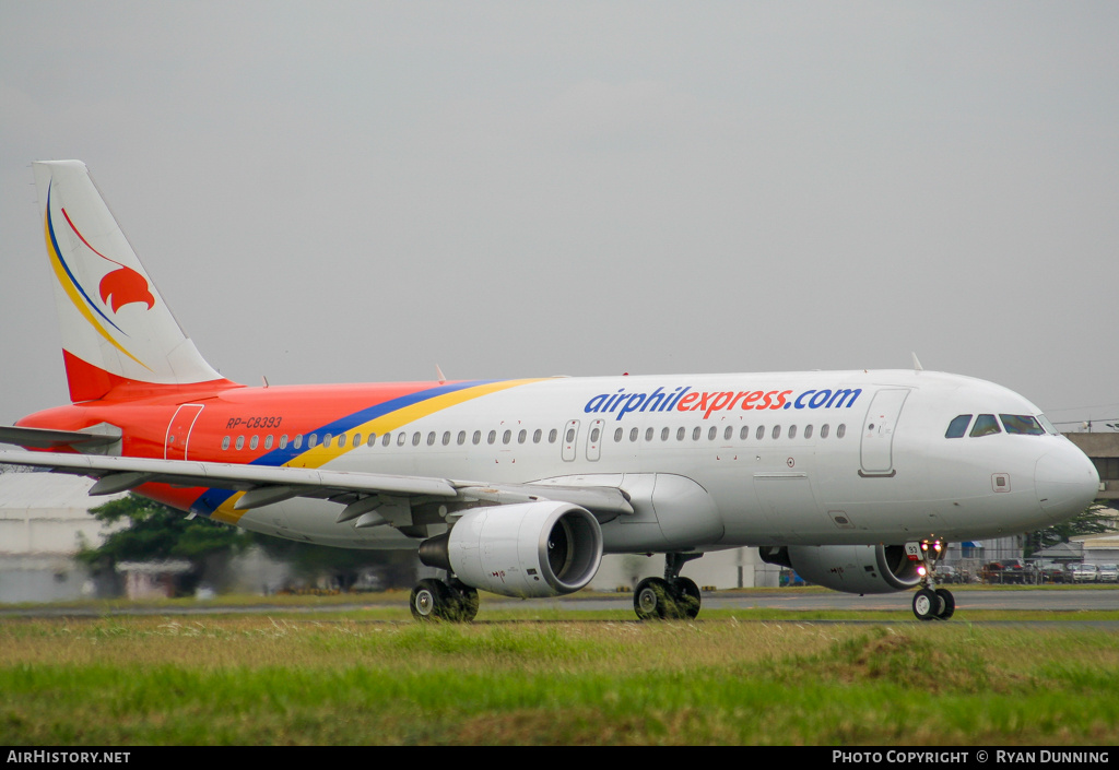Aircraft Photo of RP-C8393 | Airbus A320-214 | Airphil Express | AirHistory.net #715059
