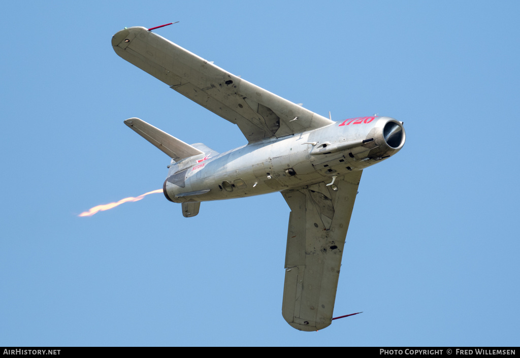 Aircraft Photo of N1726M / 1726 | PZL-Mielec Lim-5 (MiG-17F) | Ukraine - Air Force | AirHistory.net #715080
