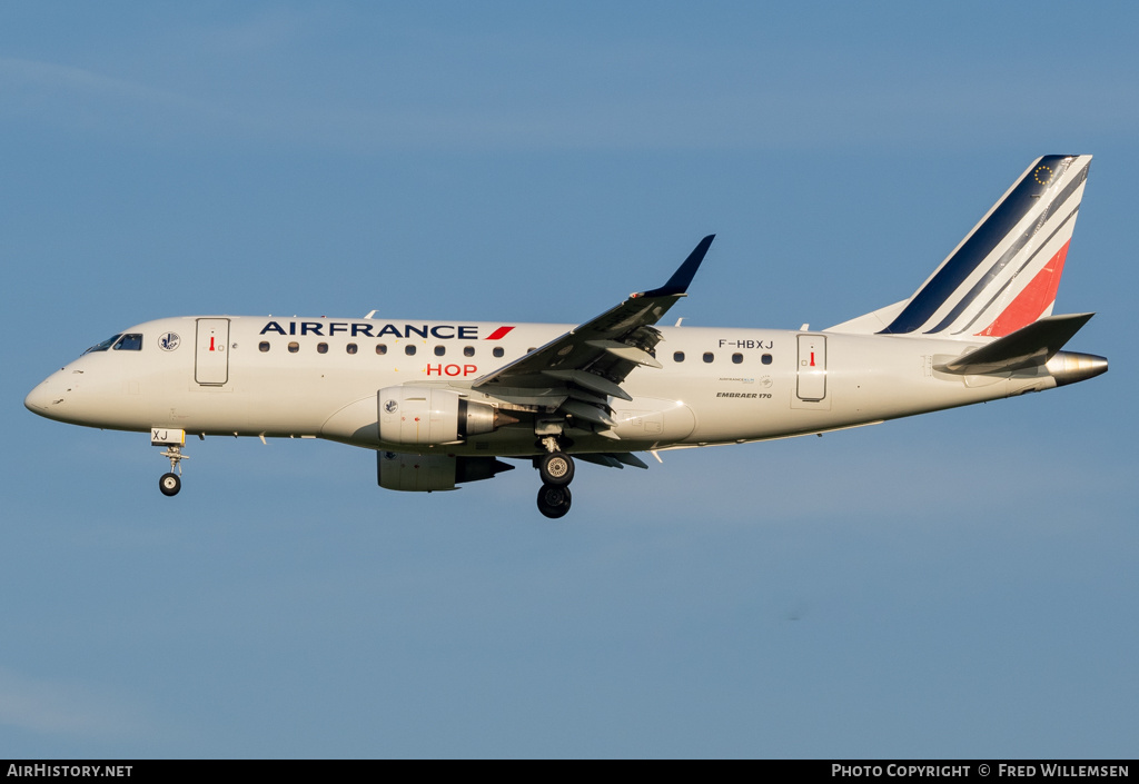 Aircraft Photo of F-HBXJ | Embraer 170STD (ERJ-170-100STD) | Air France | AirHistory.net #715081