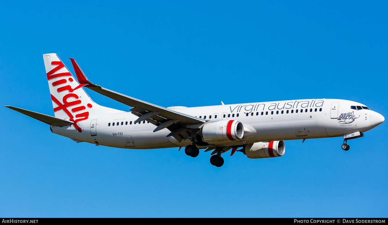 Aircraft Photo of VH-YIU | Boeing 737-8FE | Virgin Australia Airlines | AirHistory.net #715106