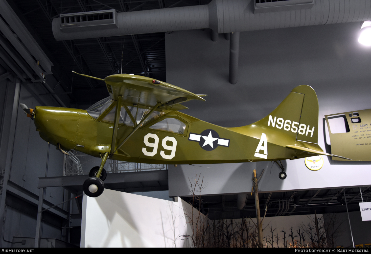 Aircraft Photo of N9658H | Stinson L-5E Sentinel | USA - Air Force | AirHistory.net #715171