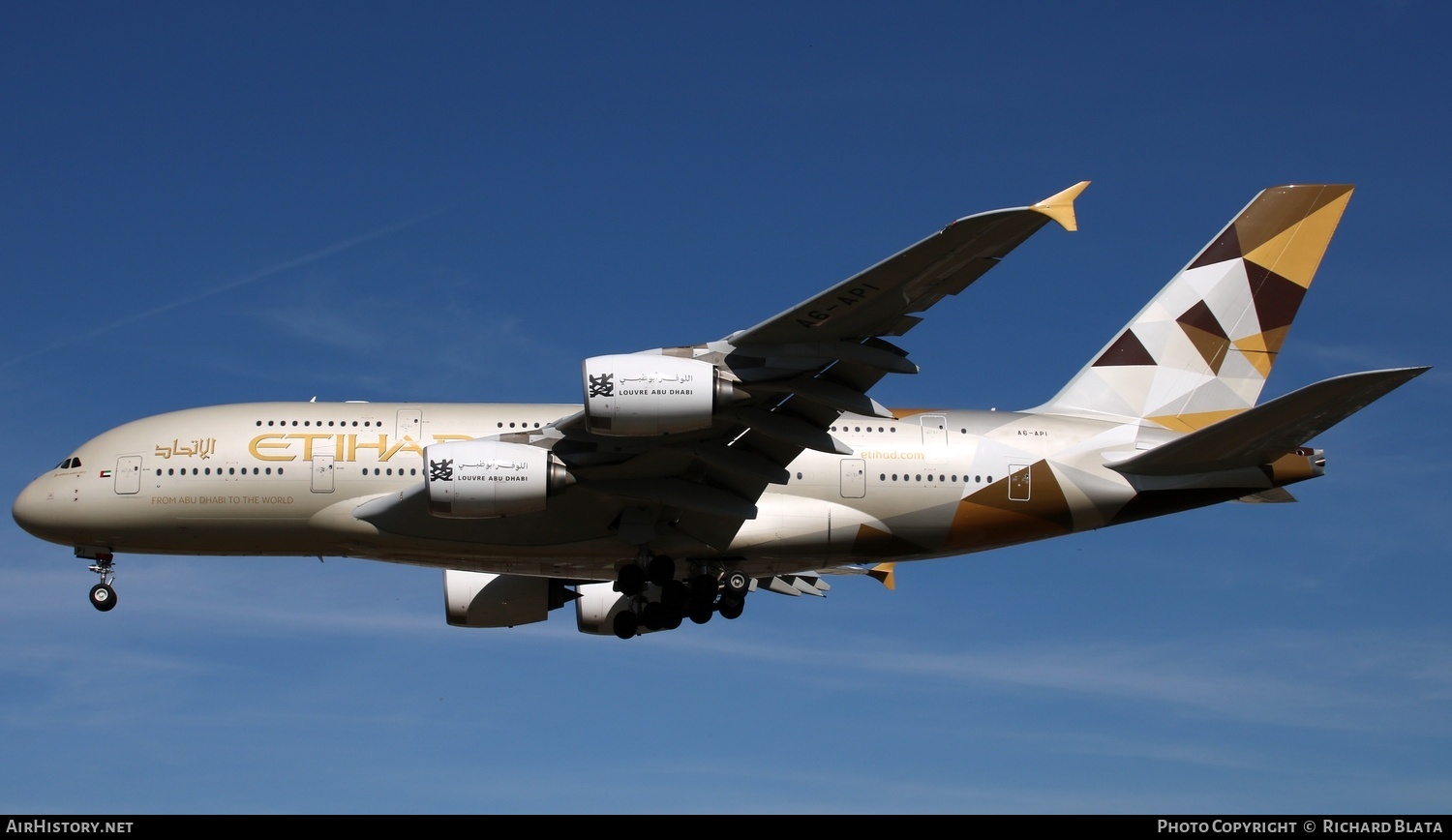 Aircraft Photo of A6-API | Airbus A380-861 | Etihad Airways | AirHistory.net #715220