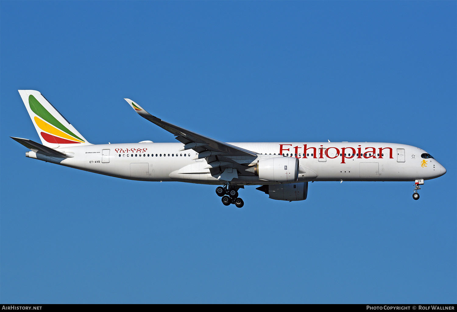 Aircraft Photo of ET-AVD | Airbus A350-941 | Ethiopian Airlines | AirHistory.net #715241
