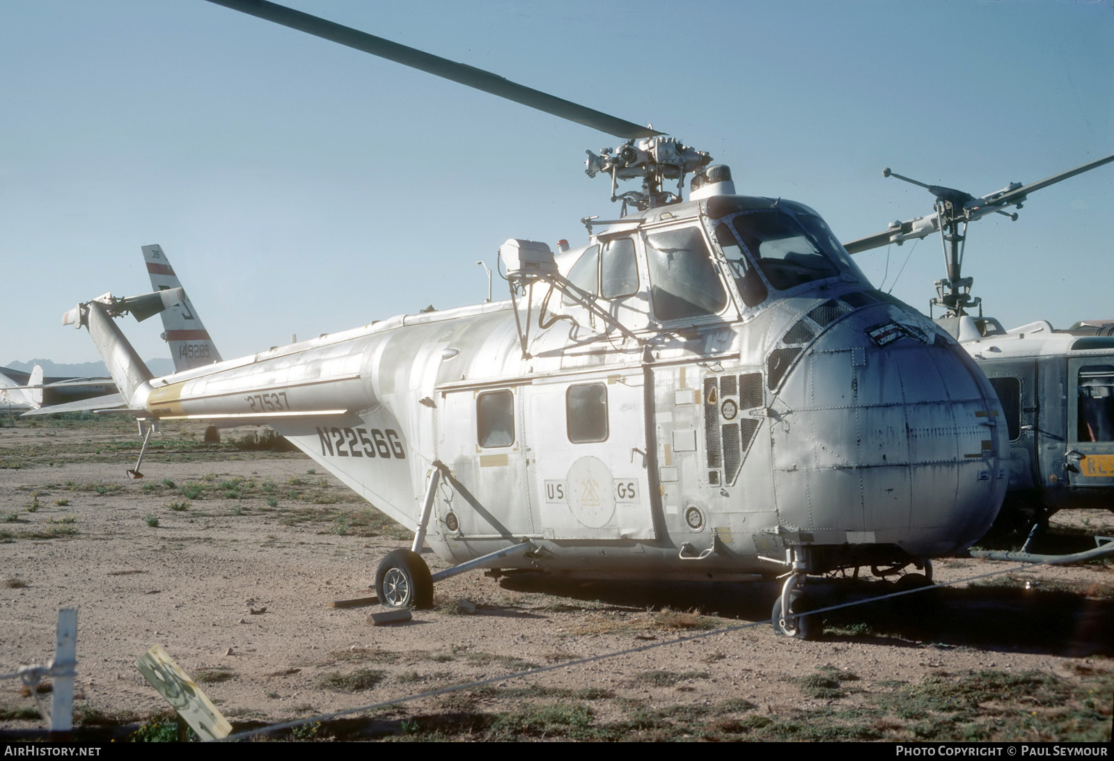 Aircraft Photo of N2256G / 27537 | Sikorsky UH-19B Chickasaw (S-55B) | USGS - United States Geological Survey | AirHistory.net #715242