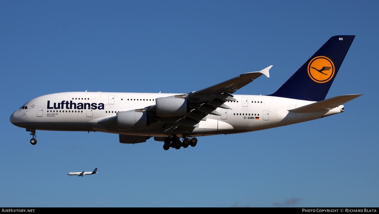 Aircraft Photo of D-AIMN | Airbus A380-841 | Lufthansa | AirHistory.net #715256