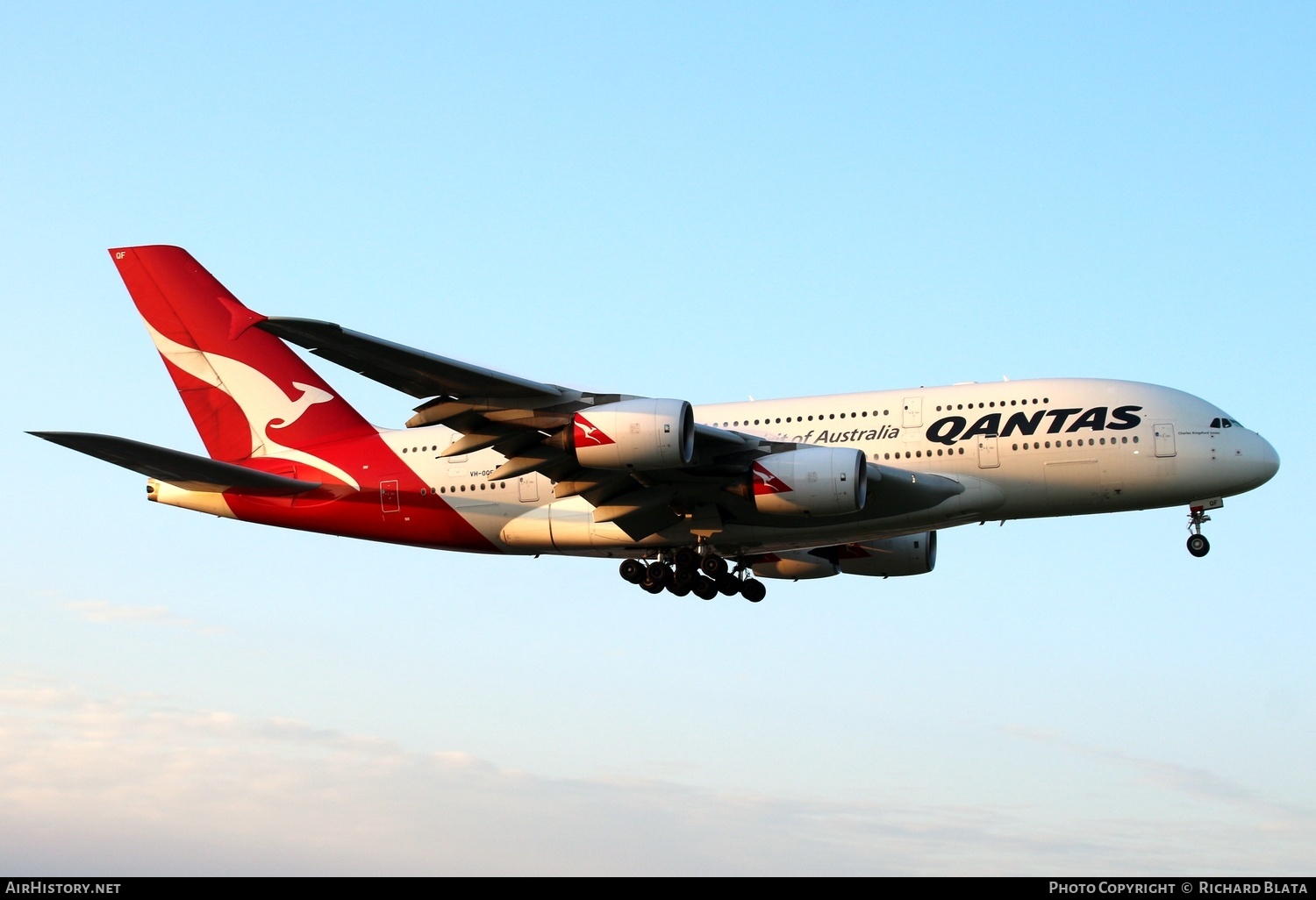 Aircraft Photo of VH-OQF | Airbus A380-842 | Qantas | AirHistory.net #715258
