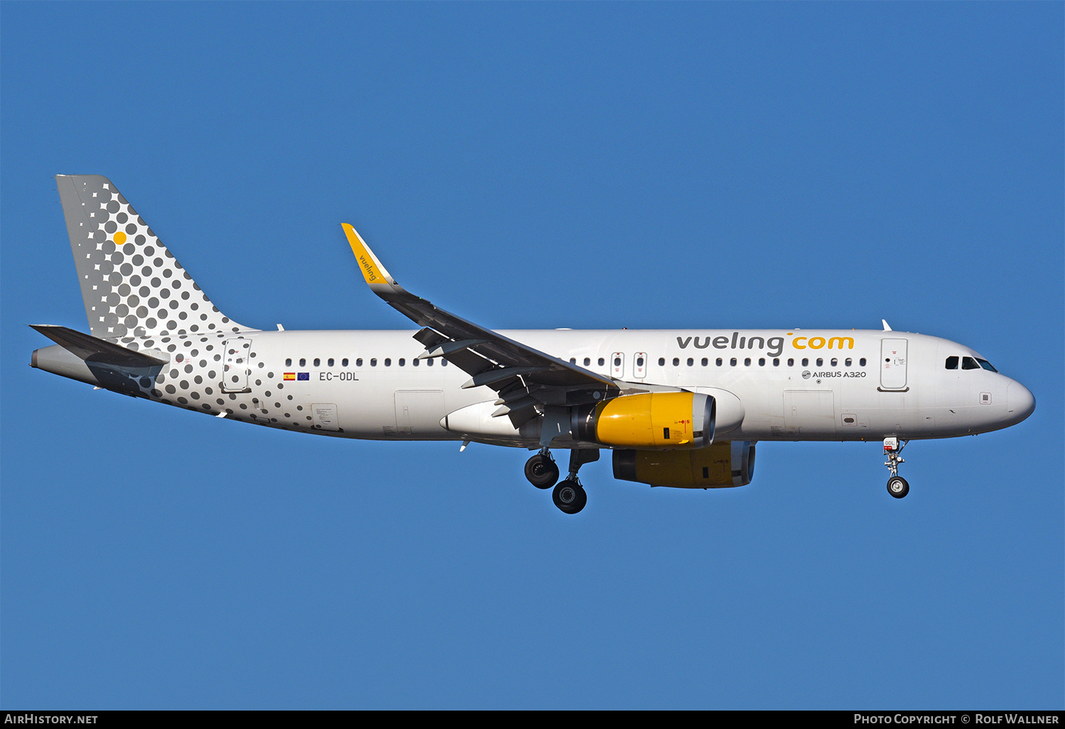 Aircraft Photo of EC-ODL | Airbus A320-232 | Vueling Airlines | AirHistory.net #715272