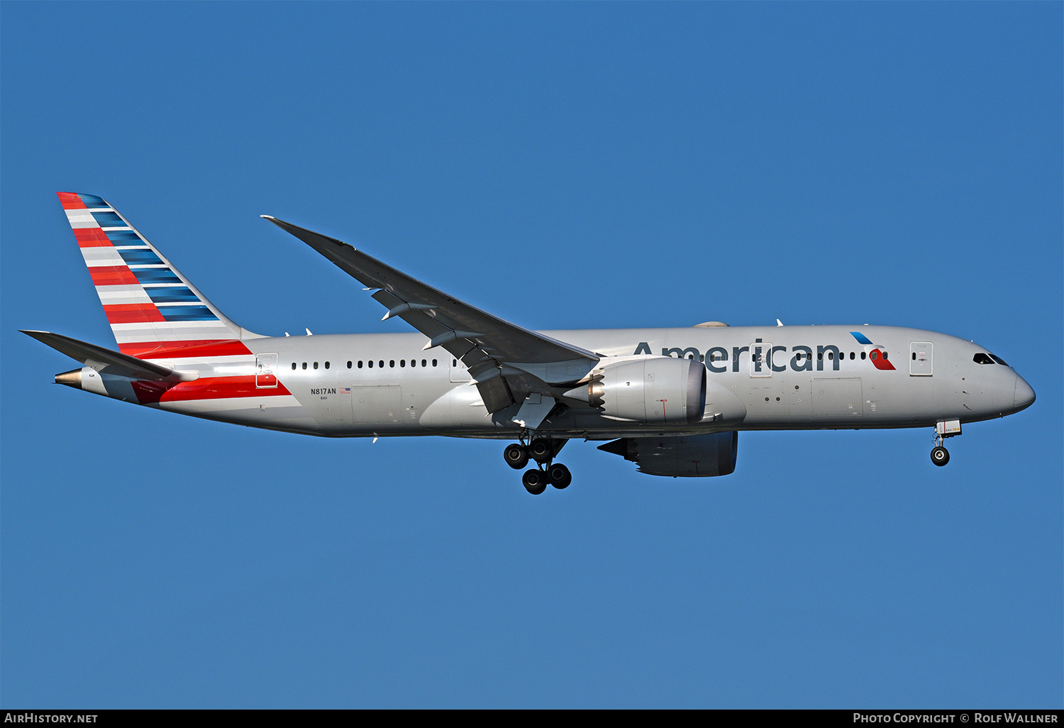 Aircraft Photo of N817AN | Boeing 787-8 Dreamliner | American Airlines | AirHistory.net #715274