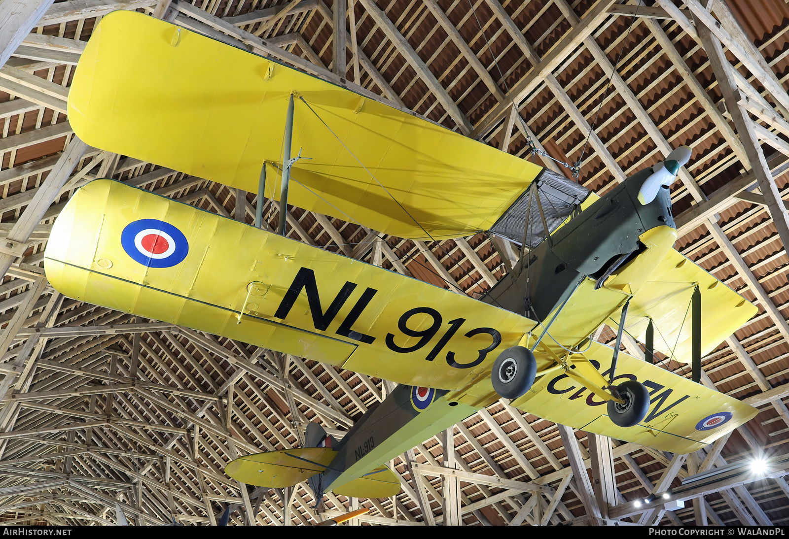 Aircraft Photo of NL913 | De Havilland D.H. 82A Tiger Moth | UK - Air Force | AirHistory.net #715317
