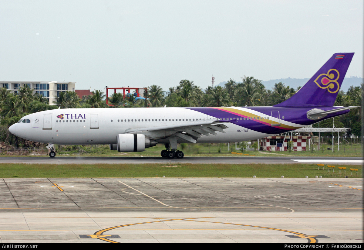 Aircraft Photo of HS-TAT | Airbus A300B4-622R | Thai Airways International | AirHistory.net #715321