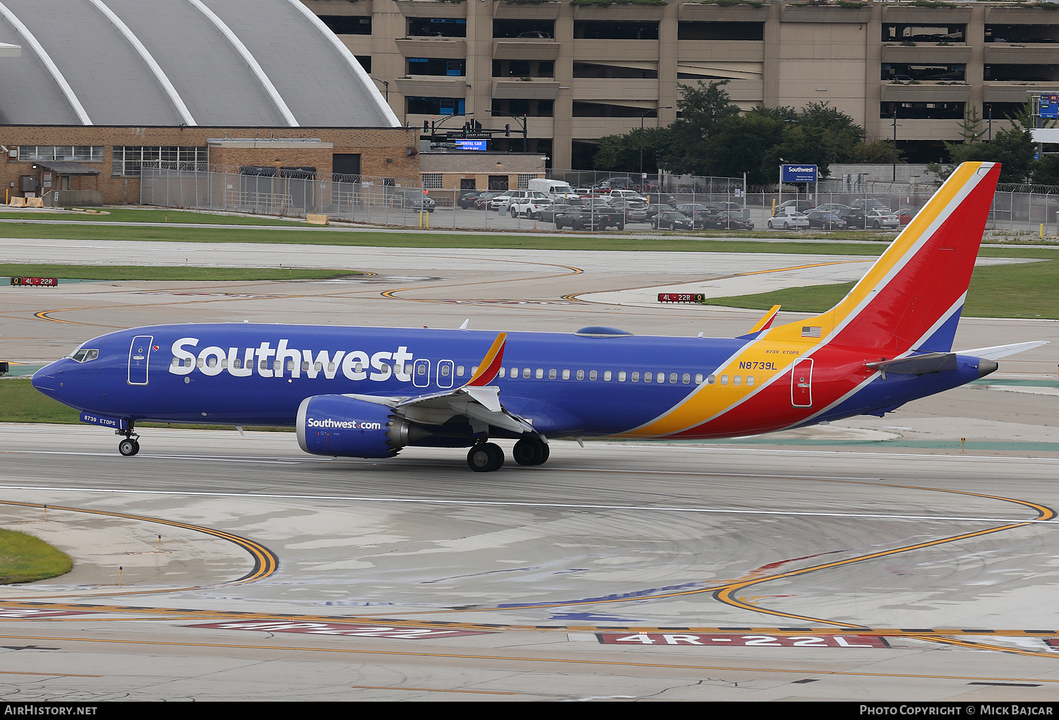 Aircraft Photo of N8739L | Boeing 737-8 Max 8 | Southwest Airlines | AirHistory.net #715332