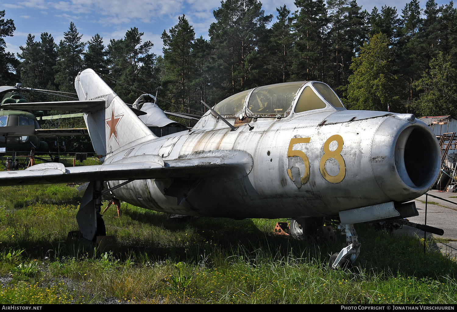 Aircraft Photo of 58 yellow | Mikoyan-Gurevich MiG-15UTI | Soviet Union - Air Force | AirHistory.net #715529