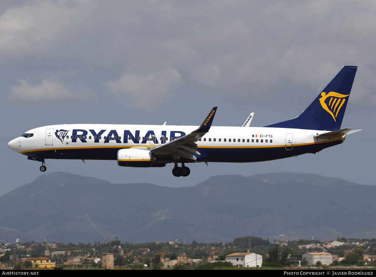 Aircraft Photo of EI-FTG | Boeing 737-800 | Ryanair | AirHistory.net #715535
