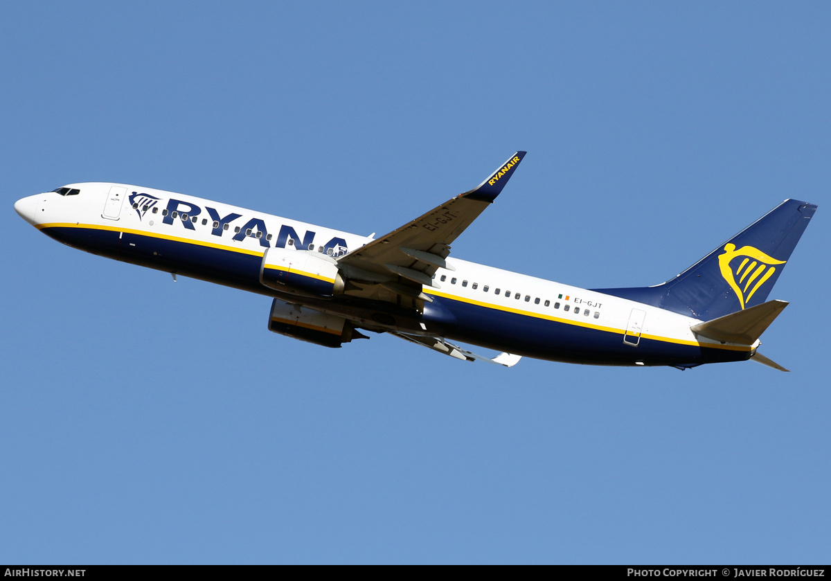 Aircraft Photo of EI-GJT | Boeing 737-800 | Ryanair | AirHistory.net #715575