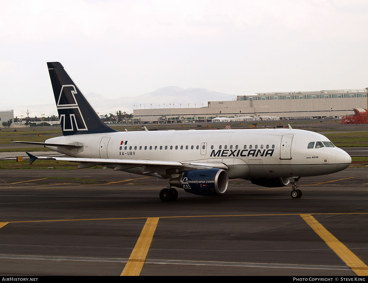 Aircraft Photo of XA-UBV | Airbus A318-111 | Mexicana | AirHistory.net #715576