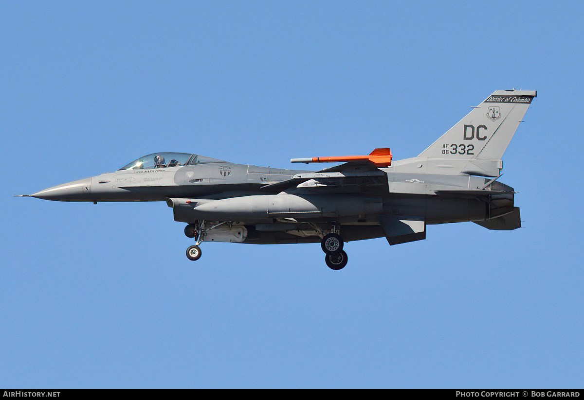 Aircraft Photo of 86-0322 / AF86-322 | General Dynamics F-16C Fighting Falcon | USA - Air Force | AirHistory.net #715597