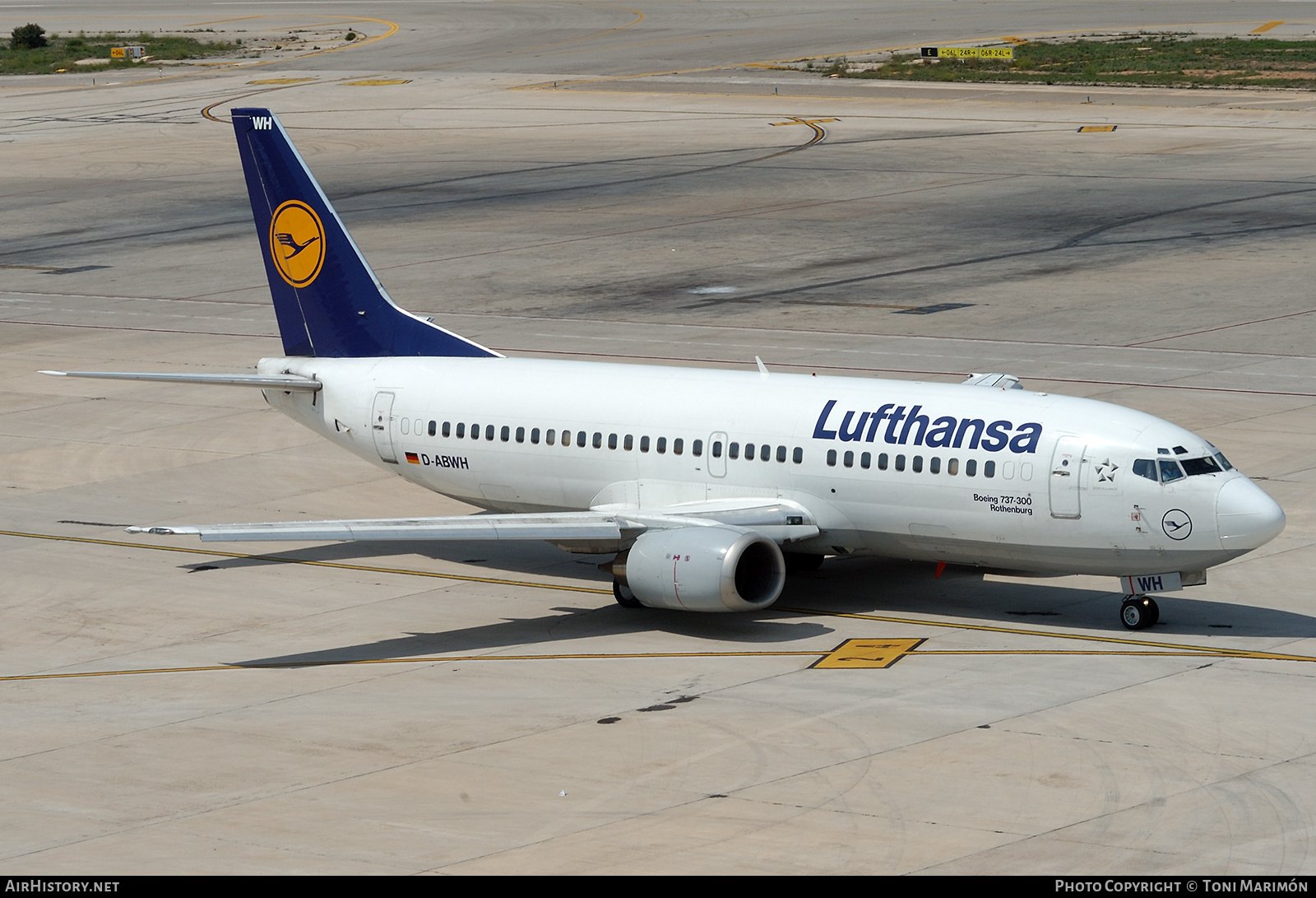 Aircraft Photo of D-ABWH | Boeing 737-330 | Lufthansa | AirHistory.net #715609
