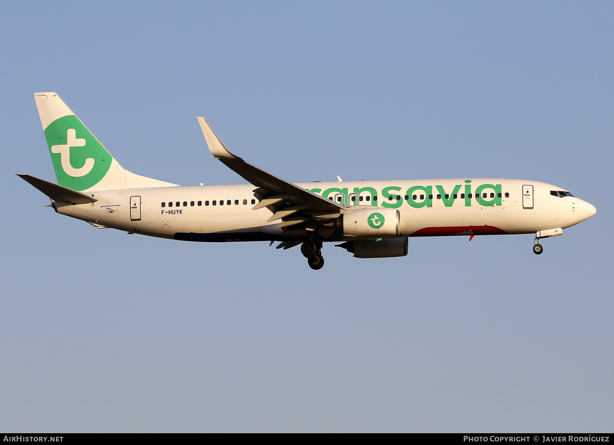Aircraft Photo of F-HUYK | Boeing 737-86N | Transavia | AirHistory.net #715617