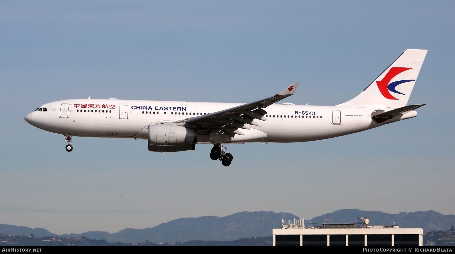 Aircraft Photo of B-6543 | Airbus A330-243 | China Eastern Airlines | AirHistory.net #715623