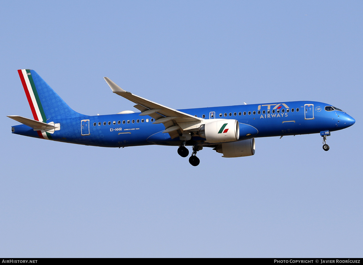 Aircraft Photo of EI-HHR | Airbus A220-300 (BD-500-1A11) | ITA Airways | AirHistory.net #715629