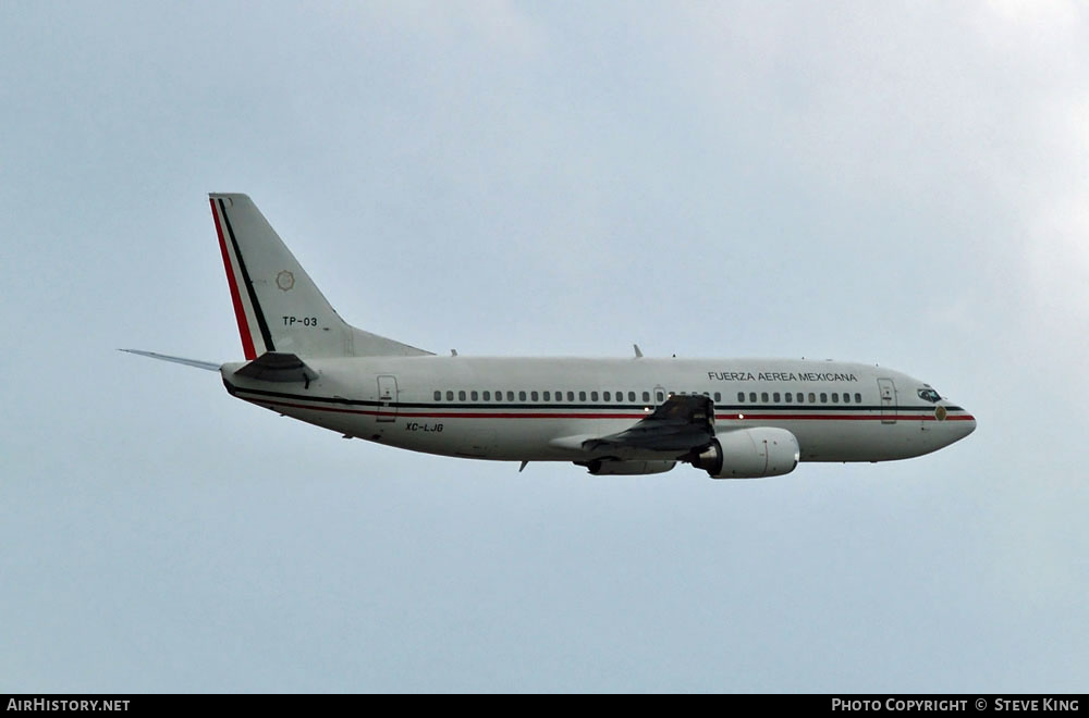 Aircraft Photo of XC-LJG / TP-03 | Boeing 737-322 | Mexico - Air Force | AirHistory.net #715639