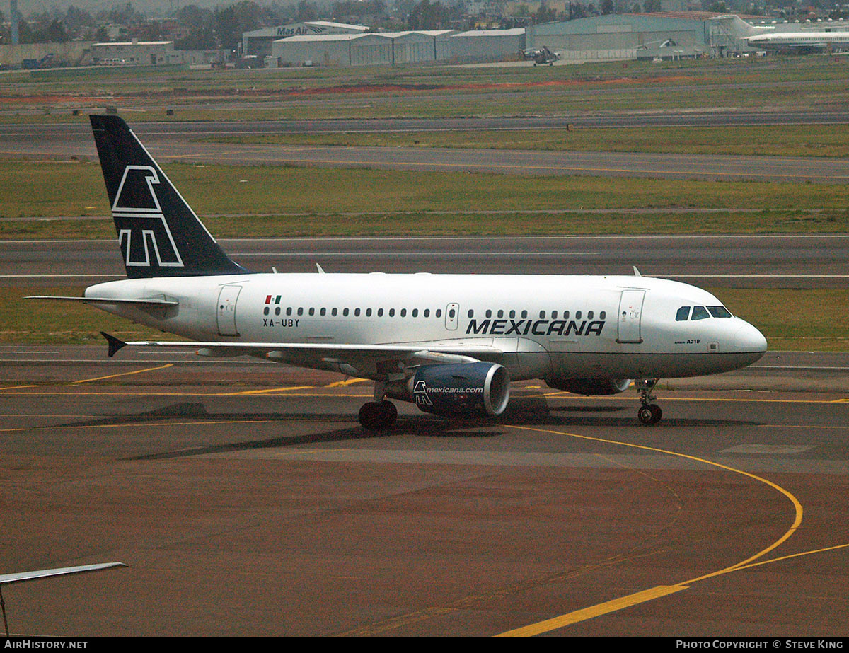 Aircraft Photo of XA-UBY | Airbus A318-111 | Mexicana | AirHistory.net #715658