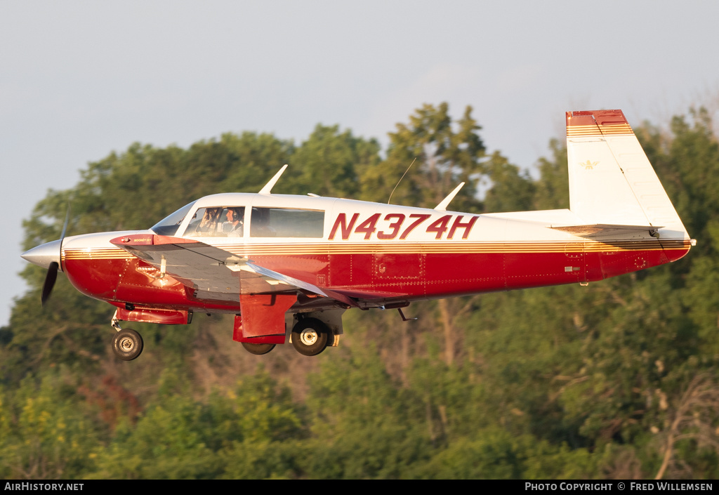 Aircraft Photo of N4374H | Mooney M-20J 201 | AirHistory.net #715707