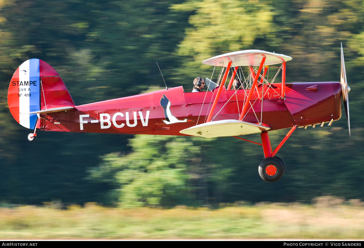 Aircraft Photo of F-BCUV | Stampe-Vertongen SV-4A | AirHistory.net #715751